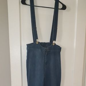 Flare Jean's with Suspenders